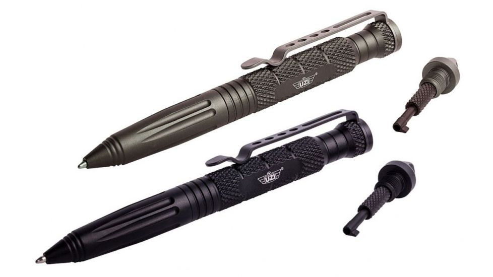 UZI Defender Tactical Pen w/ Glassbreaker & Cuff Key