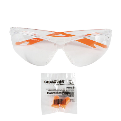 Champion Targets 40716 Shooting Glasses & Earplug Combo Pack