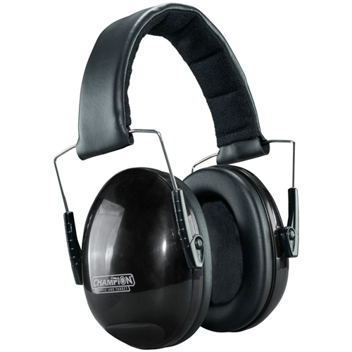 Champion Targets 40993 Small Frame Passive Earmuffs, 21dB Noise Reduction Rating, Black