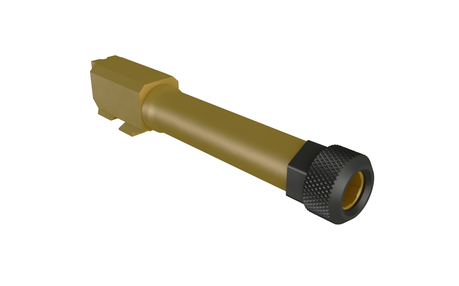 Sub Compact PVD Coated Threaded Barrel for TP9 Elite SC, TP Elite SC CAS, METE SC, METE SC Pro