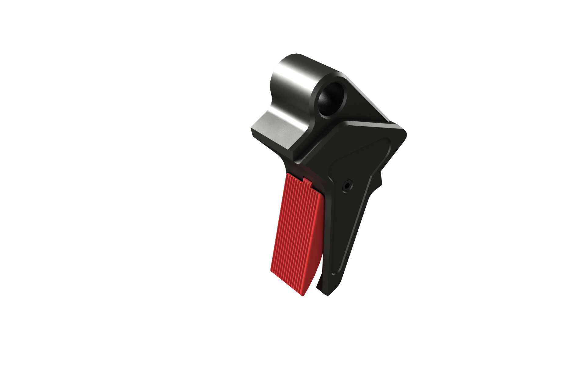 Compact Size Pistol Aluminum Flat Trigger Assembly