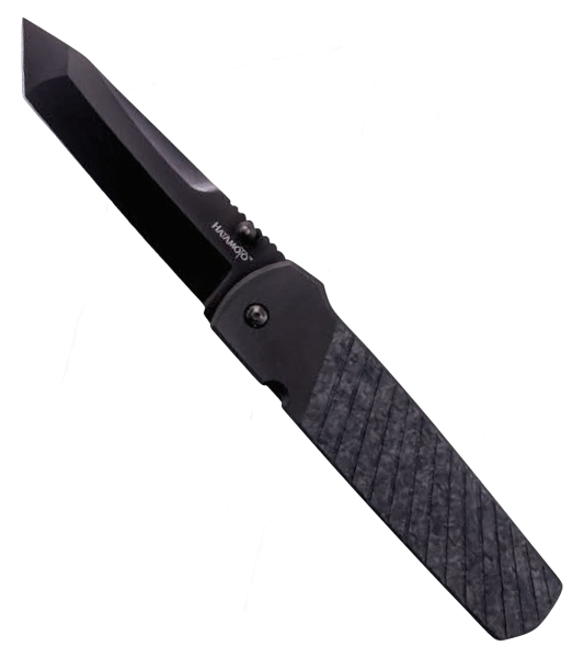 Cold Steel 60 Series Hatamoto Liner Lock Knife Black Carbon Fiber