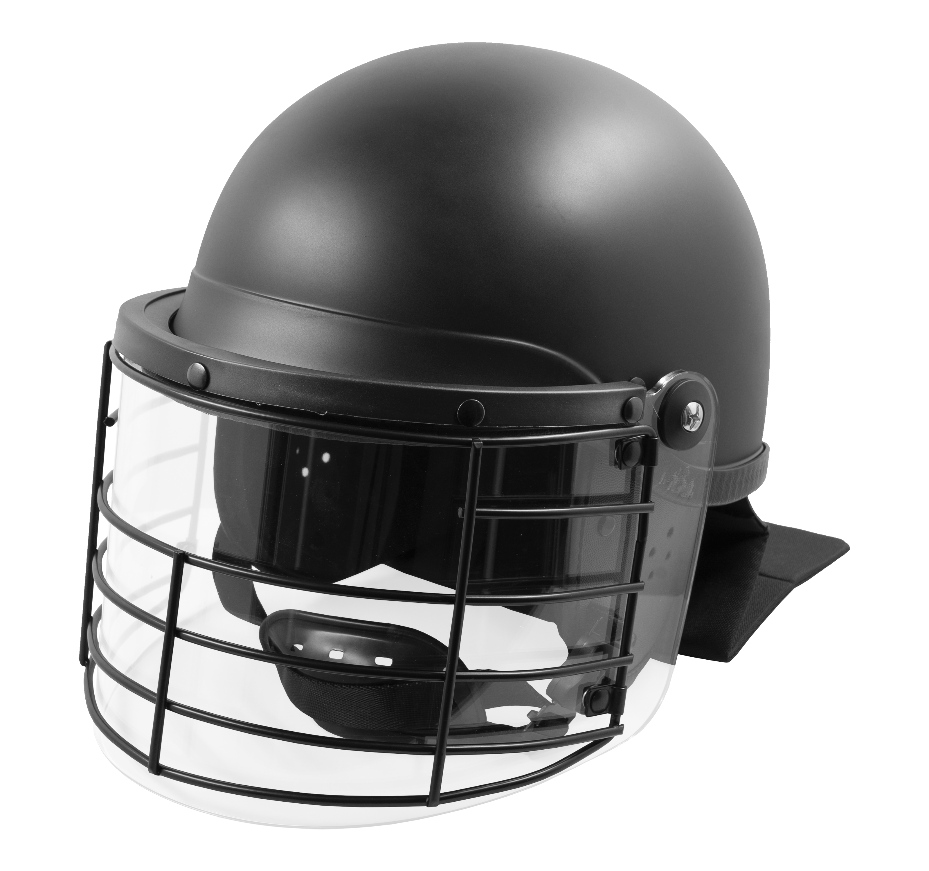Riot Control Helmet w/ Steel Grid