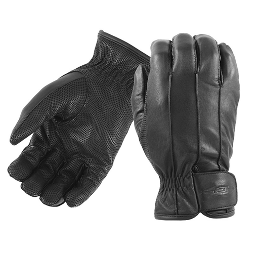 Goatskin leather insulated winter patrol gloves