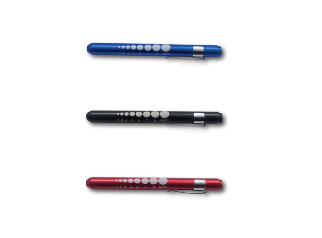 Ultra-Light Pupil Gauge Penlight