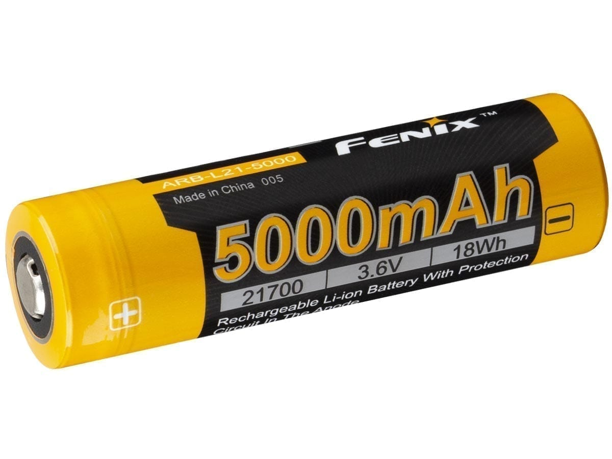 Fenix Li-Ion 21700 (3.6 V) 5000 mAH Rech