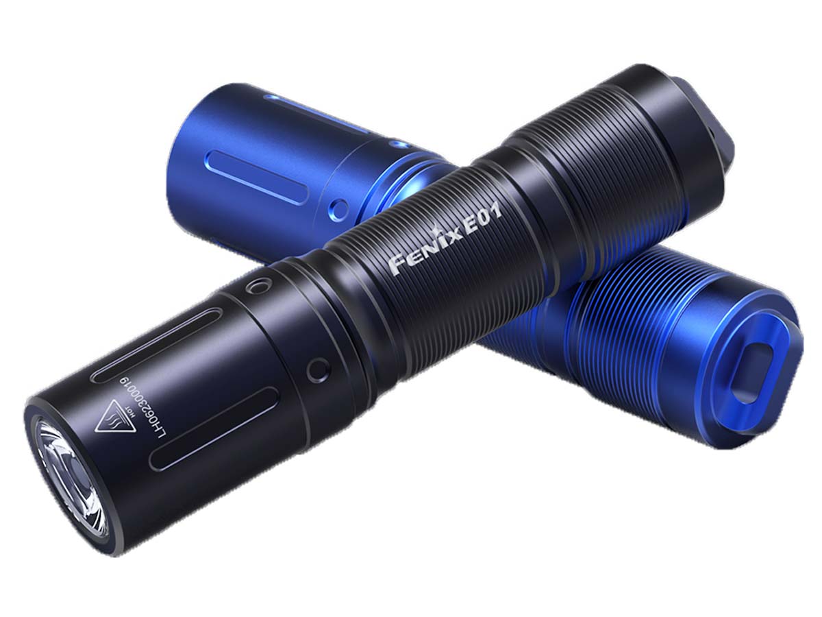 E01 Flashlight blue