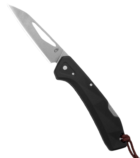 LST Mini Lockback Knife Black GFN (1.9