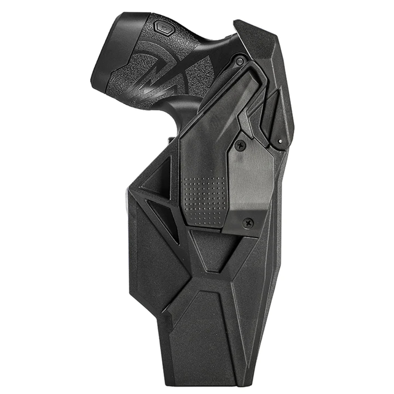 Edge Polymer TASER Holster for X26, index finger button releases