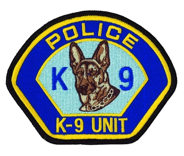 POLICE K-9 UNIT Shoulder Patch - 4.5''x3.5''