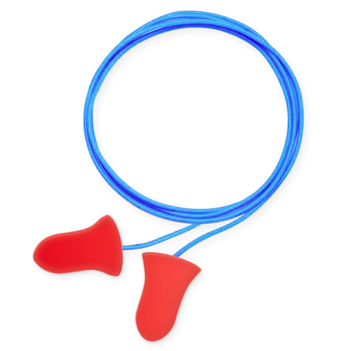 Super Leight Corded Pre-Shaped Single-Use Foam Earplugs