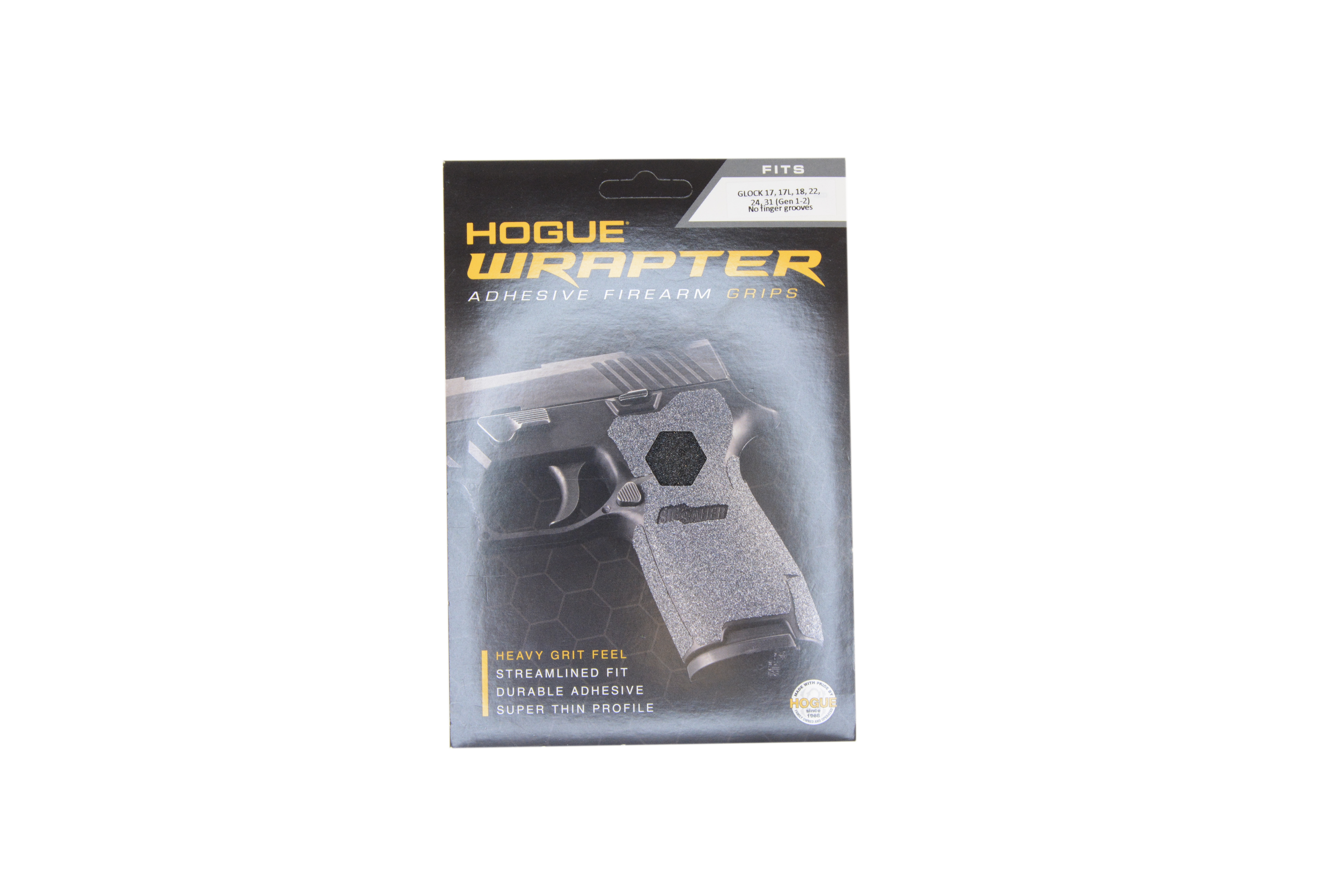 For Glock 17, 17L, 18, 22, 24, 31 (Gen 1-2) Wrapter Adhesive Grip