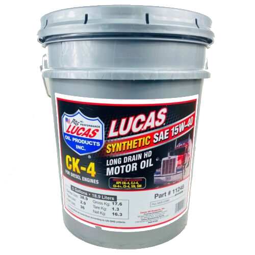 SAE 15W-40 CK-4 Diesel Oil - 5 Gallon Pail