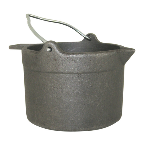 Cast Iron Lead Pot 10 Pound