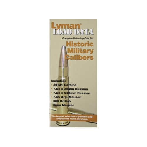 Load Data Book Old Military Calibers