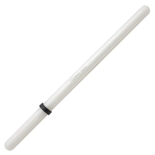 Straight 36 White Foam Training Baton