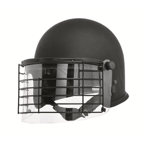 906 Tac-Elite Riot Helmet with Grid Face Shield