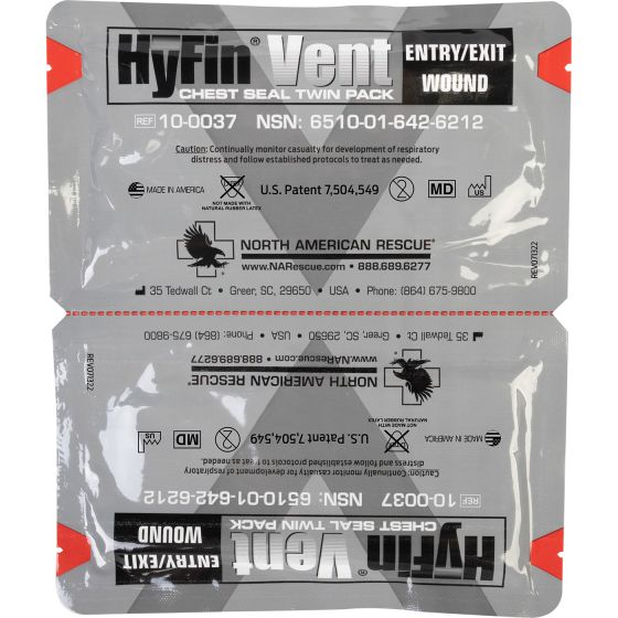 HyFin Vent Chest Seal - Twin Pack