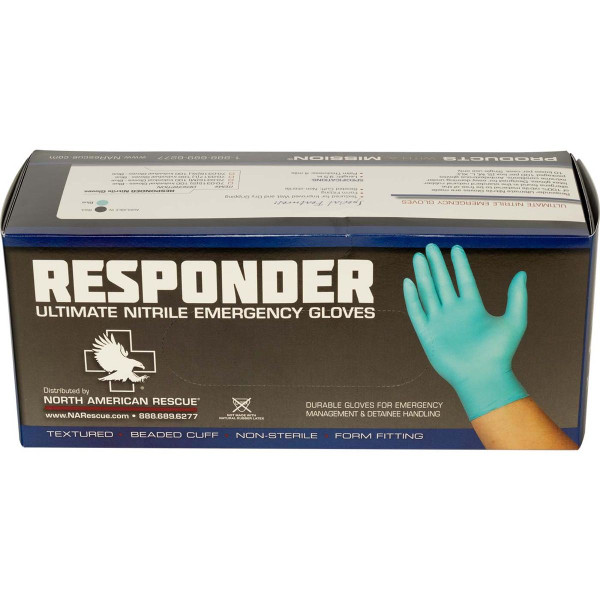 Responder Blue Nitrile Gloves - Box of 100