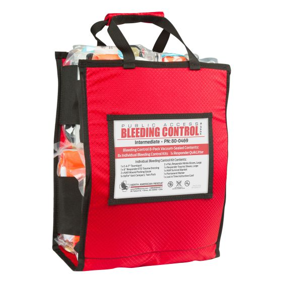 Public Access Intermediate Bleeding Control - 8 Pack Vacuum Sealed