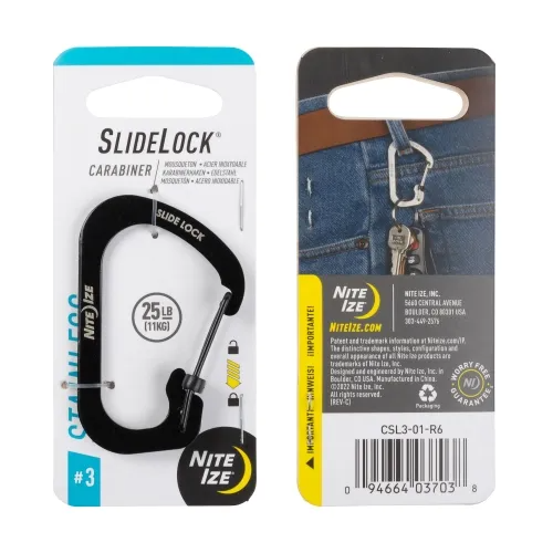 SlideLock Carabiner Stainless Steel #3  SlideLock Carabiner Stainless Steel #3  SlideLock Carabiner Stainless Steel #3
