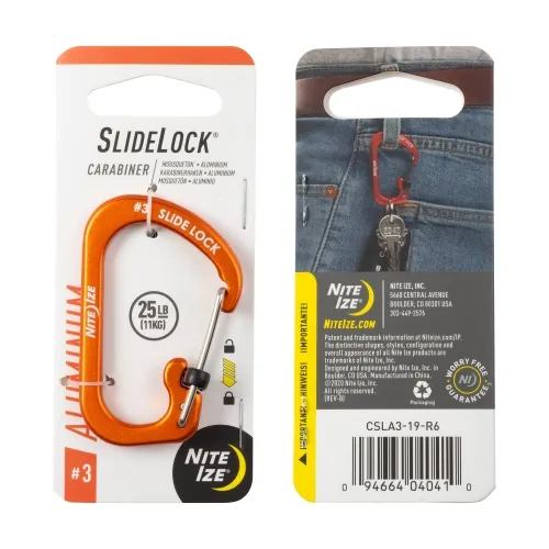SlideLock Carabiner Aluminum