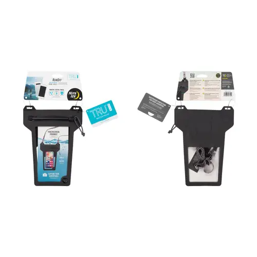RunOff  Waterproof Phone Pouch - Charcoal