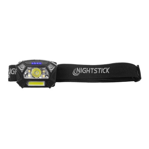 Dual-Light Headlamp w/Motion Sensing Activation - Black