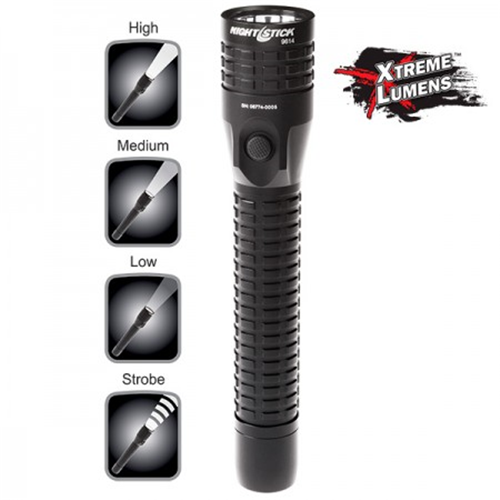 Metal Multi-Function Duty/Personal-Size Rechargeable Flashlight