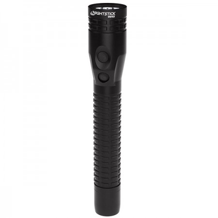 Metal Duty/Personal-Size Dual-Light Flashlight w/Magnet - Rechargeable