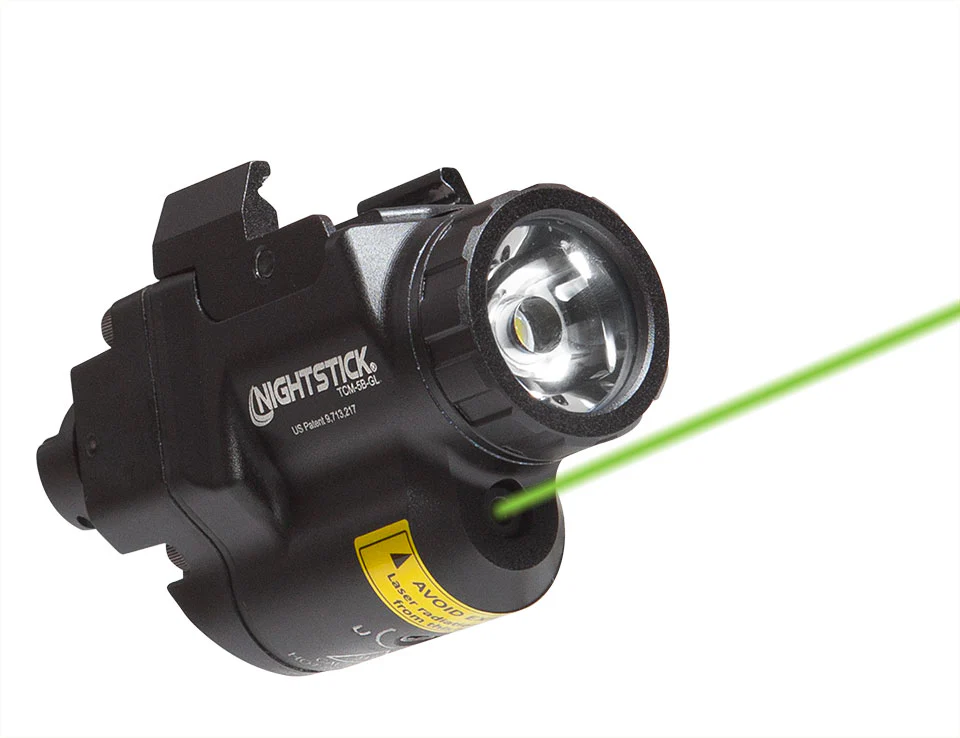 Subcompact Handgun Light w/Green Laser