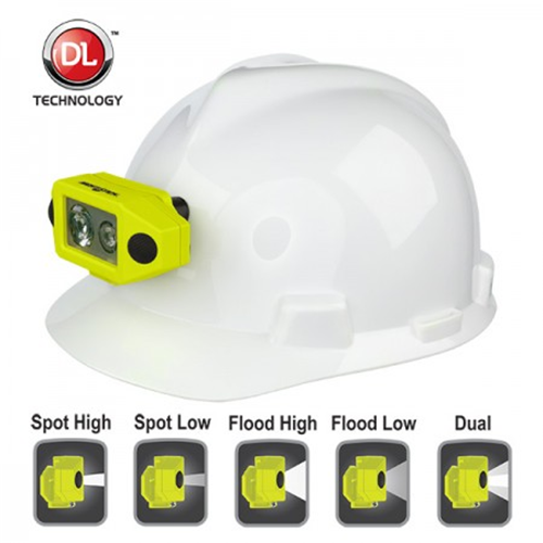X-Series Intrinsically Safe Low-Profile Dual-Light Headlamp