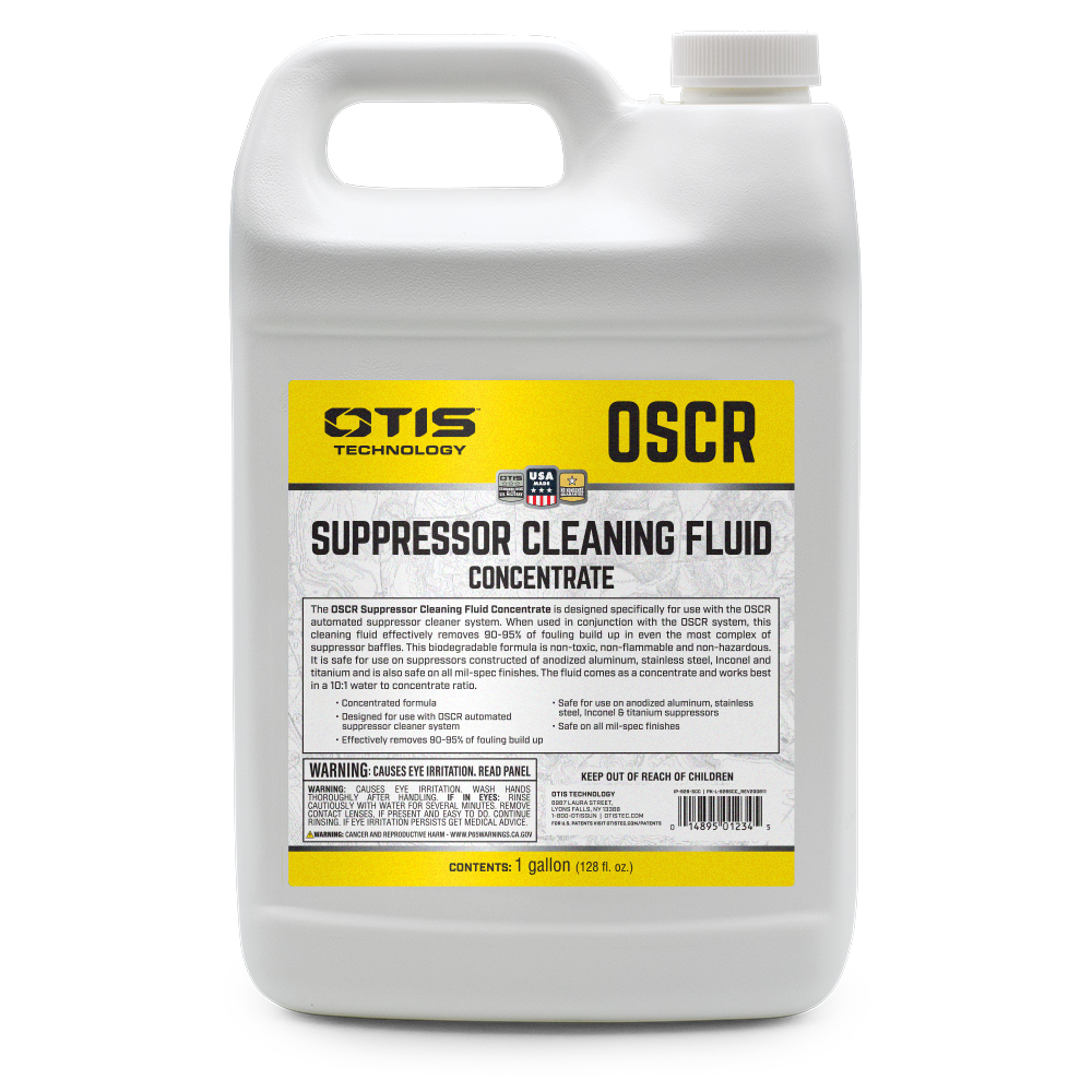 Suppressor Cleaning Fluid Concentrate - Gallon One cycle in OSCR-6 requires 1 gallon of concentrate.