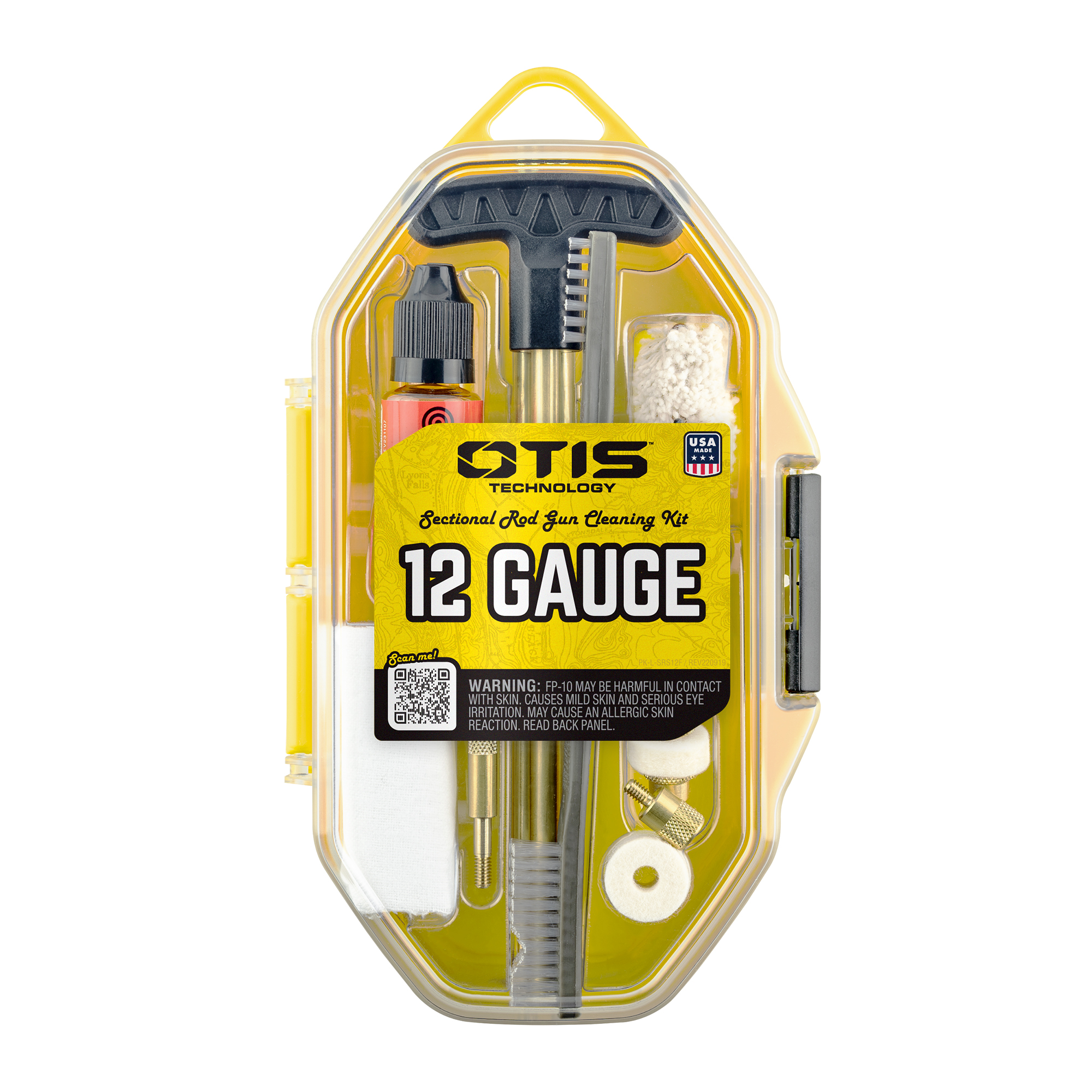 12 Gauge Shotgun Cleaning Kit with Brass Rods