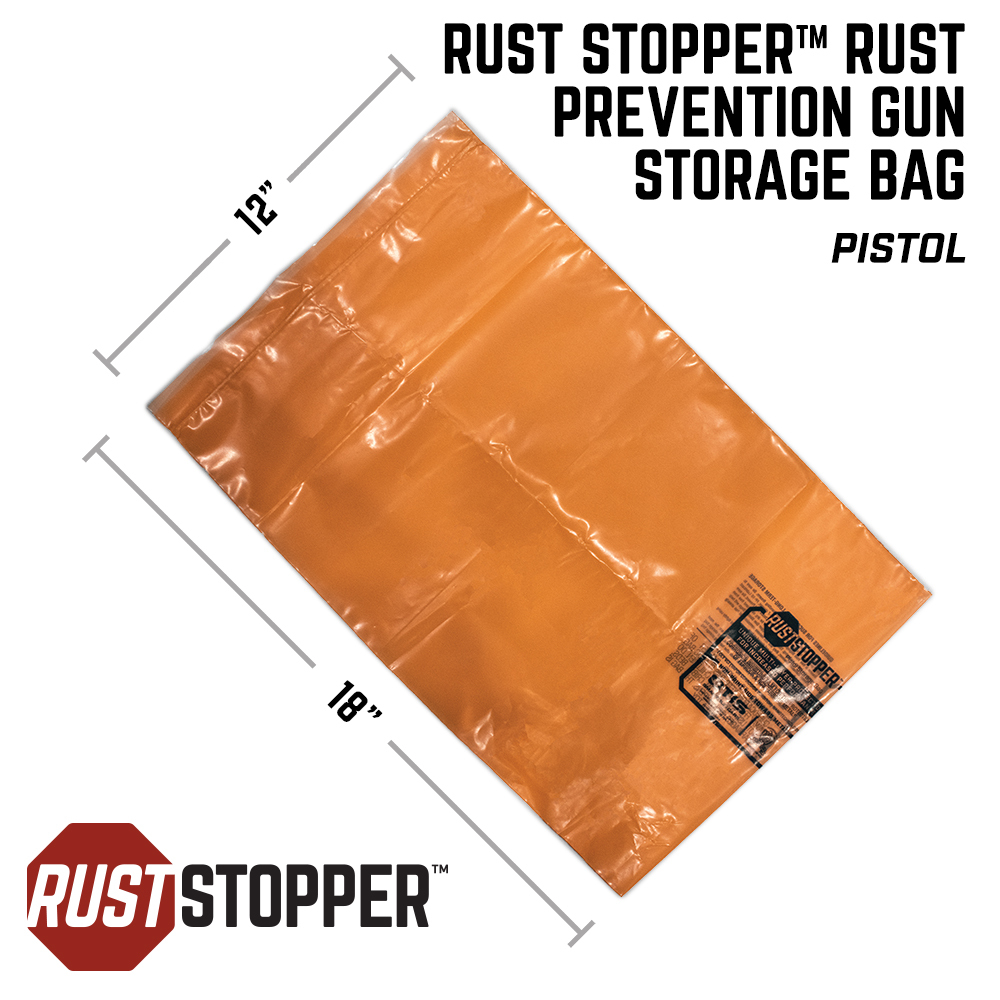 RUST STOPPER RUST PREVENTION STORAGE BAG - PISTOL