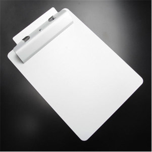 Flat Clipboard Clear-Silver