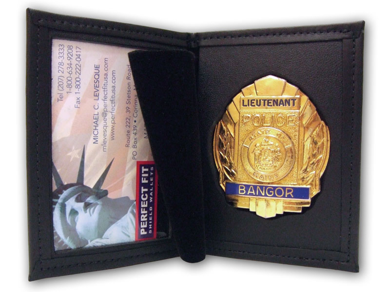 Dress Leather Badge & ID Case - 2.75''x3.50''