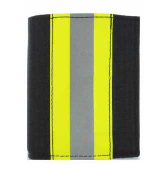 Hidden Badge Firefighter Wallet w/ Black Matrix - 3.25''x4.50''
