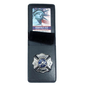 Duty Leather Top Opening Badge Case - 3.00''x4.25''