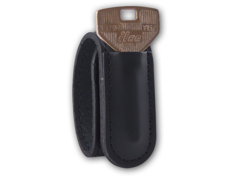 1'' Belt Keeper w/ Hidden Snap & Key Holder