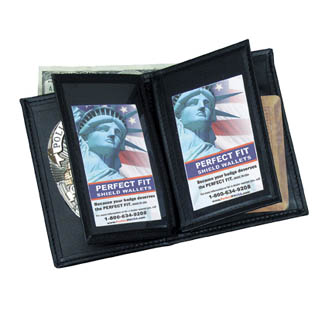 Badge Wallet w/ Double ID & CC Slots - 3.50''x5.00''