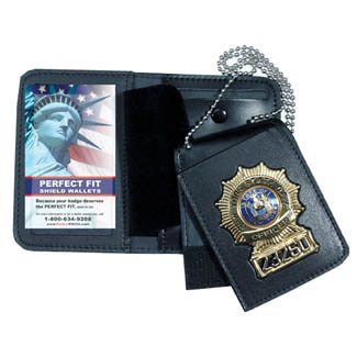 4-in-1 Badge & Single ID Case w/ Chain - 3.25''x4.75''