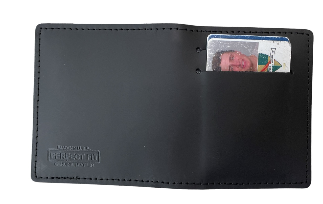 Duty Leather Badge & ID Case w/ Two Outside CC Slots