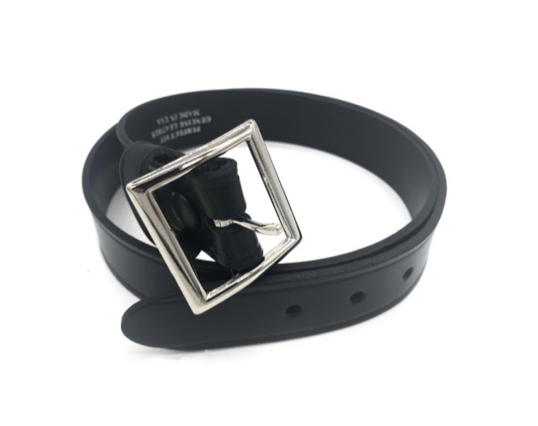 1.25'' Finest Leather Belt w/ Chrome Buckle