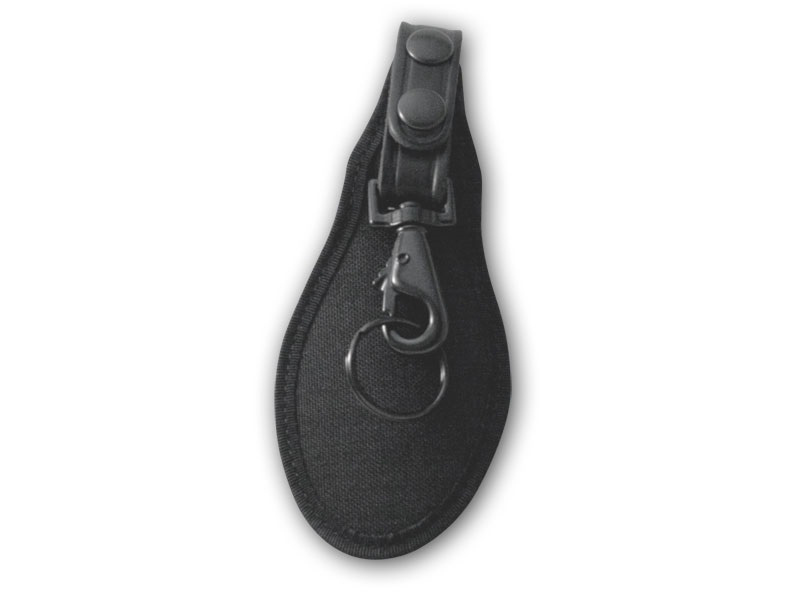 Nylon Key Holder w/ Leather Strap