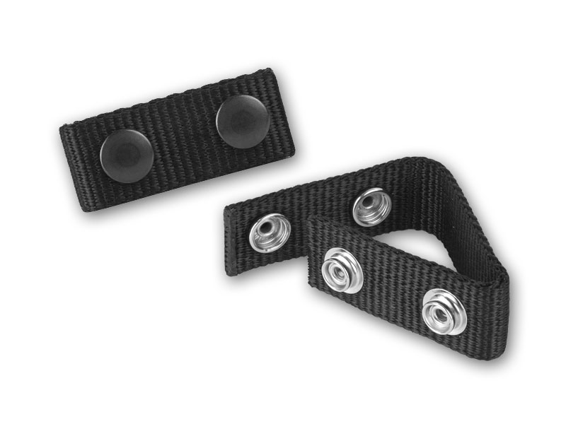1'' Nylon Belt Keeper w/ Black Snap - 4 Pack