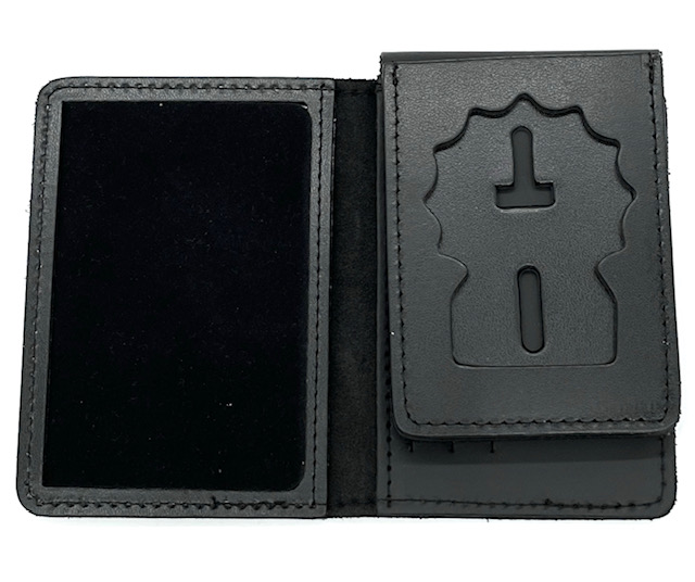 Duty Leather Flip Out Badge Case w/ CC Slots - 3.38''x4.75''