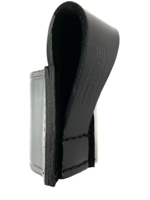Leather Nightstick NSR 9514Xl Holder w/ Open Top & Bottom