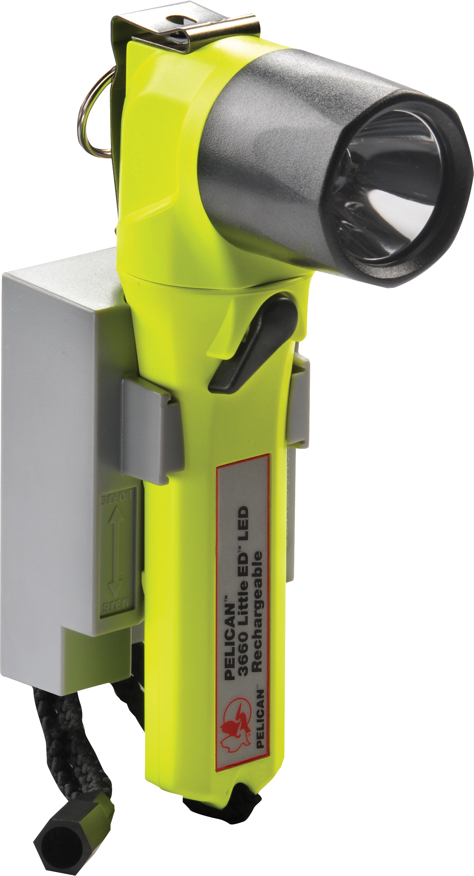 3660 Little Ed Right Angle Light with Charger Base