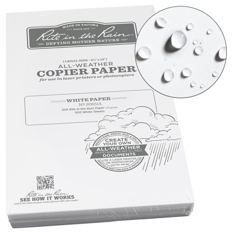 Printer Paper - 8.5 X 14 - 500 White Sheets